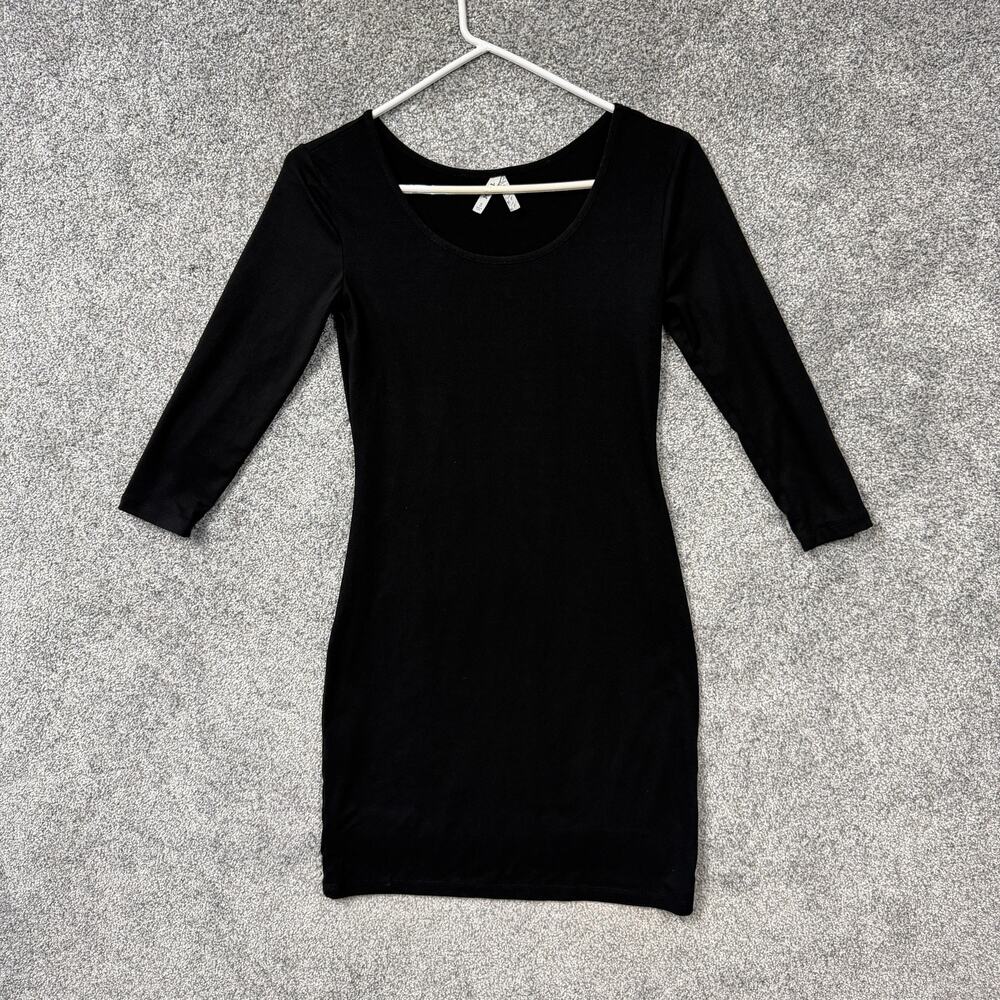 Mudd Bodycon Mini Dress S Tech Noir Minimalist Corporate Dropout Alt Clubwear